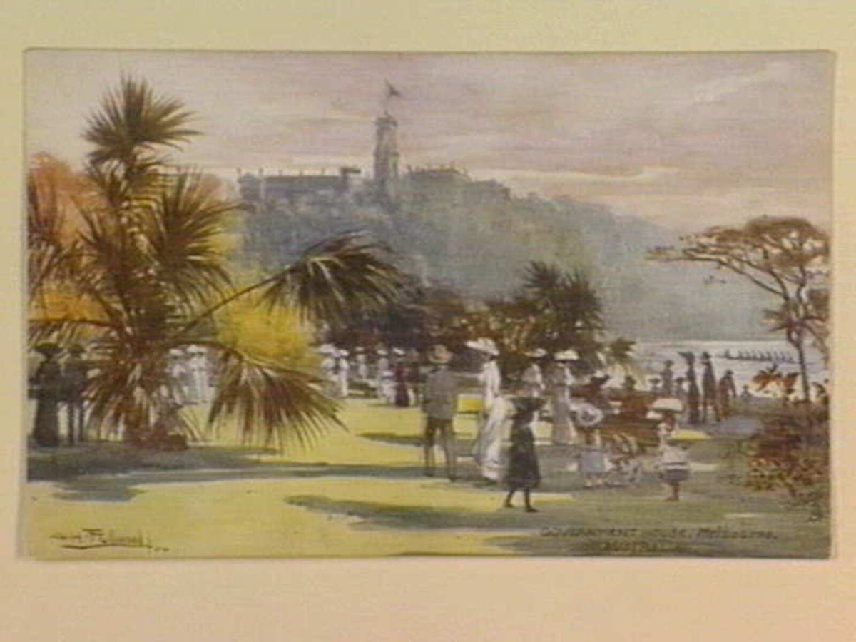 GOVERNMENT HOUSE, Melbourne. AUSTRALIA, Melbourne City (1905–10)