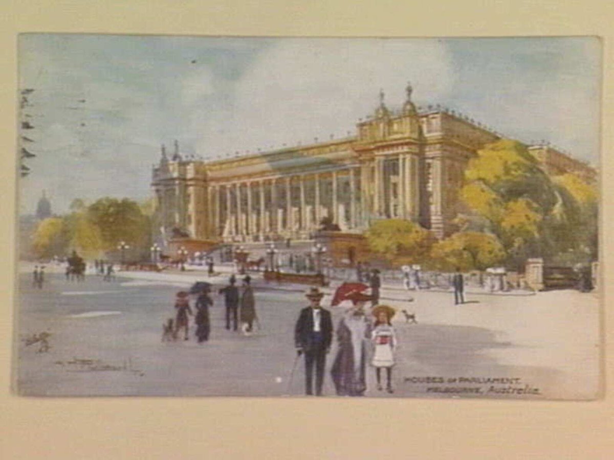 HOUSES OF PARLIAMENT. MELBOURNE, Australia (1905–10)