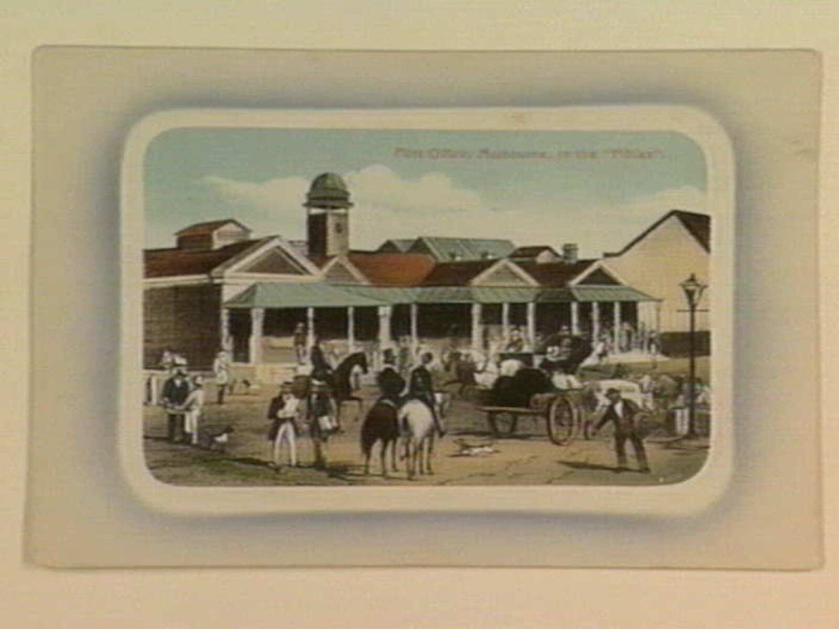 Post Office, Melbourne, in the "Fifties" (1905–10)