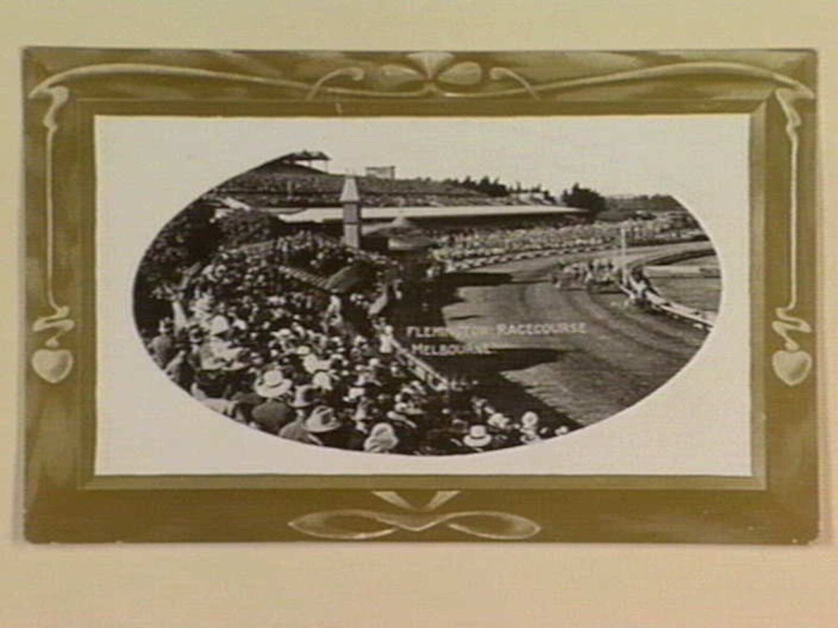 FLEMINGTON RACECOURSE MELBOURNE (c. 1909)