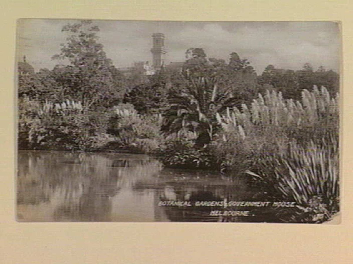 BOTANICAL GARDENS, GOVERNMENT HOUSE MELBOURNE, Melbourne City (1905–12)