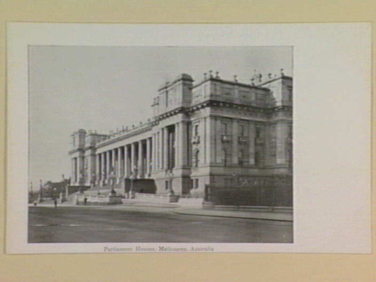 Parliament Houses, Melbourne, Australia, East Melbourne (1895–1915)