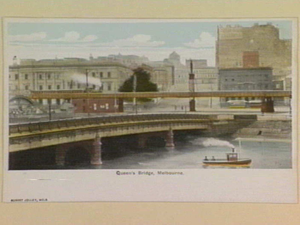 Queen's Bridge, Melbourne, Melbourne City (1895–1915)