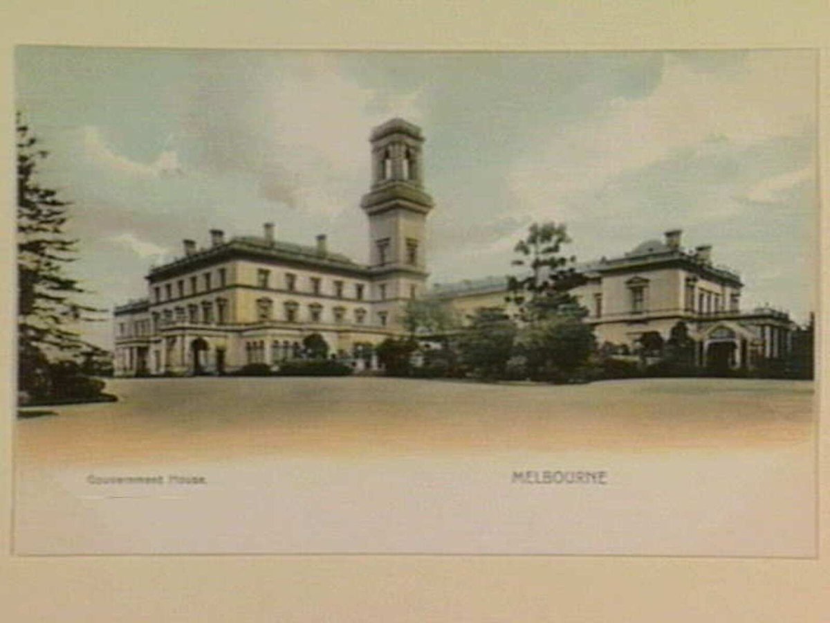 Government House. MELBOURNE, Melbourne City (1895–1915)