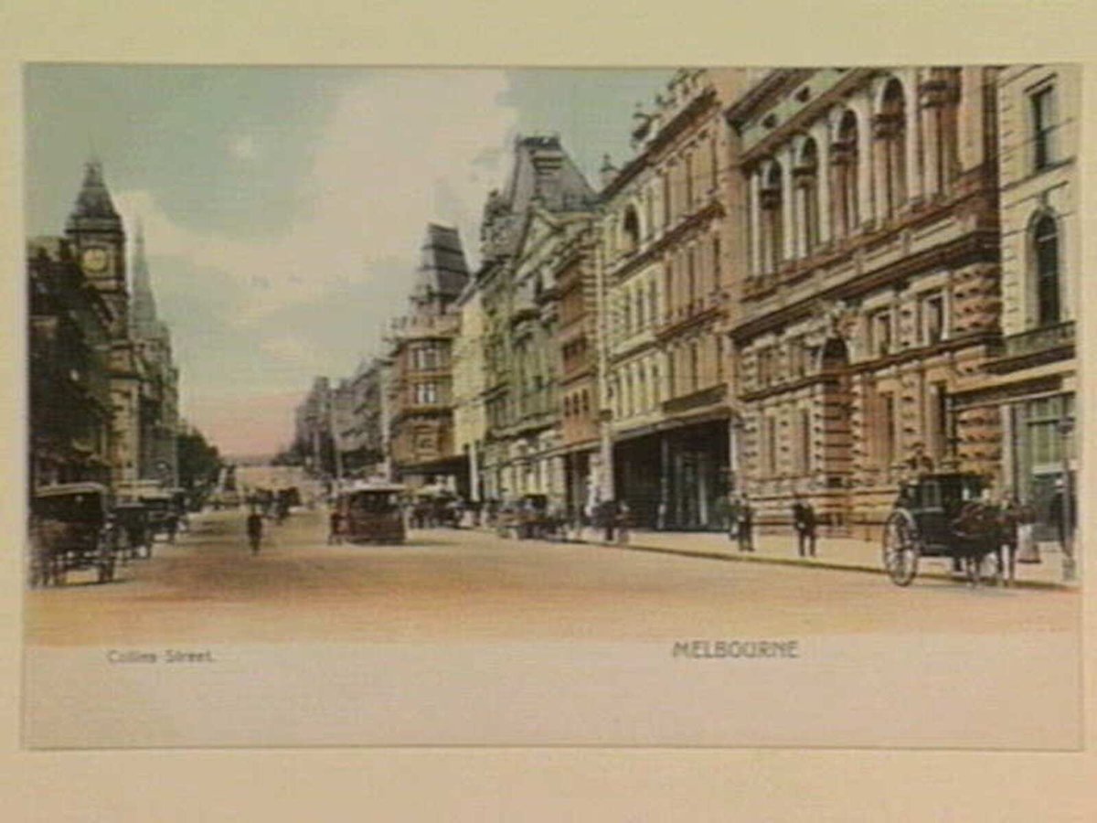 Collins Street. MELBOURNE, Melbourne City (1895–1915)
