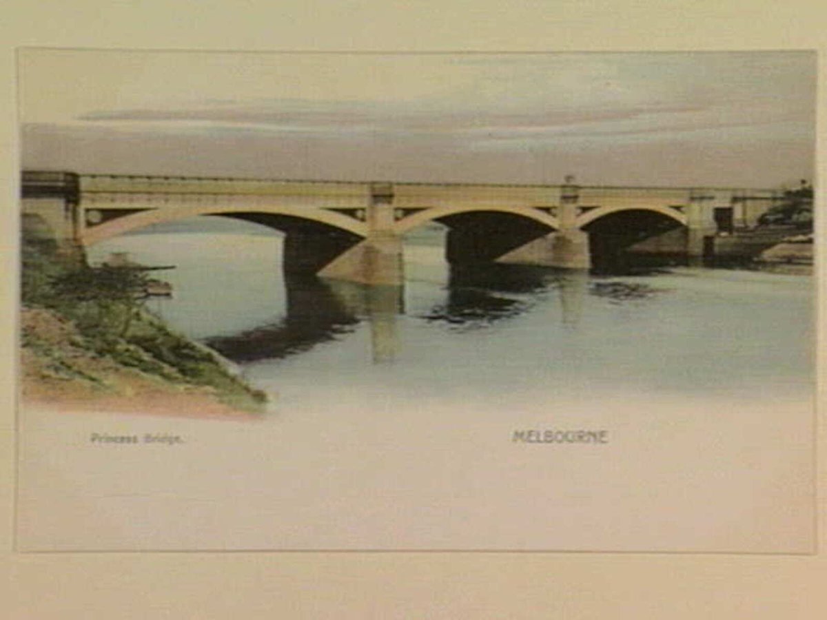 Princess Bridge. MELBOURNE (1895–1915)