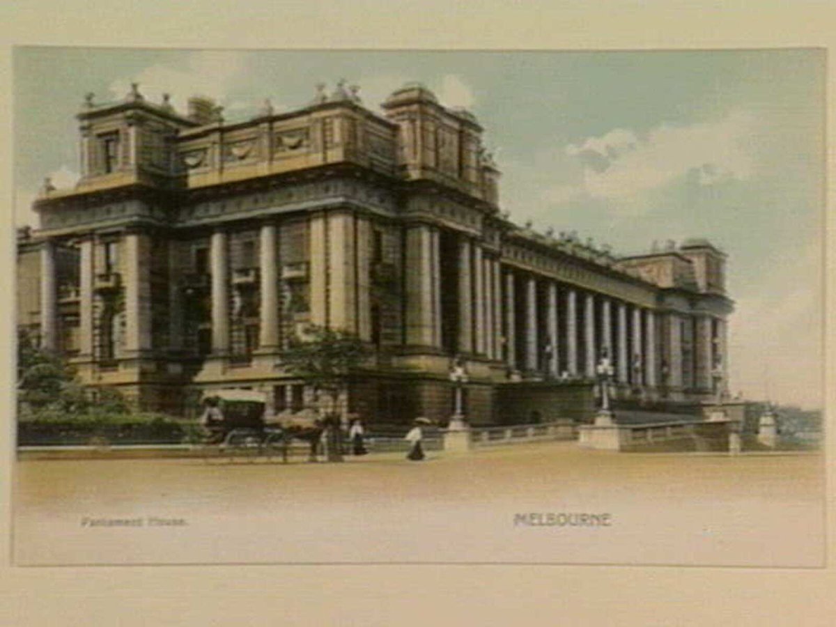 Parliament House, MELBOURNE, East Melbourne (1895–1915)