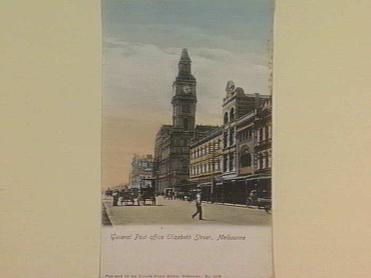 General Post Office Elizabeth Street, Melbourne, Melbourne City (1895–1915)