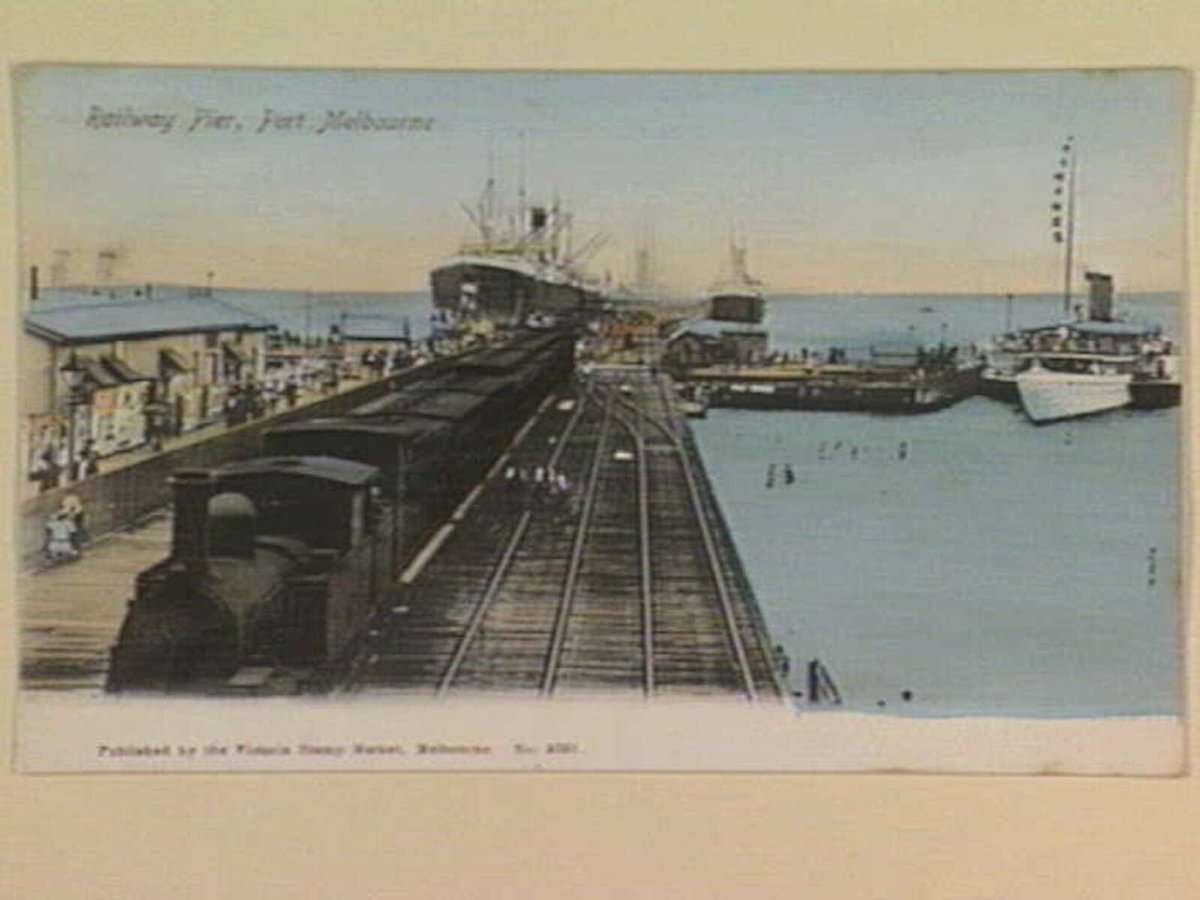 Railway Pier, Port Melbourne (1895–1915)