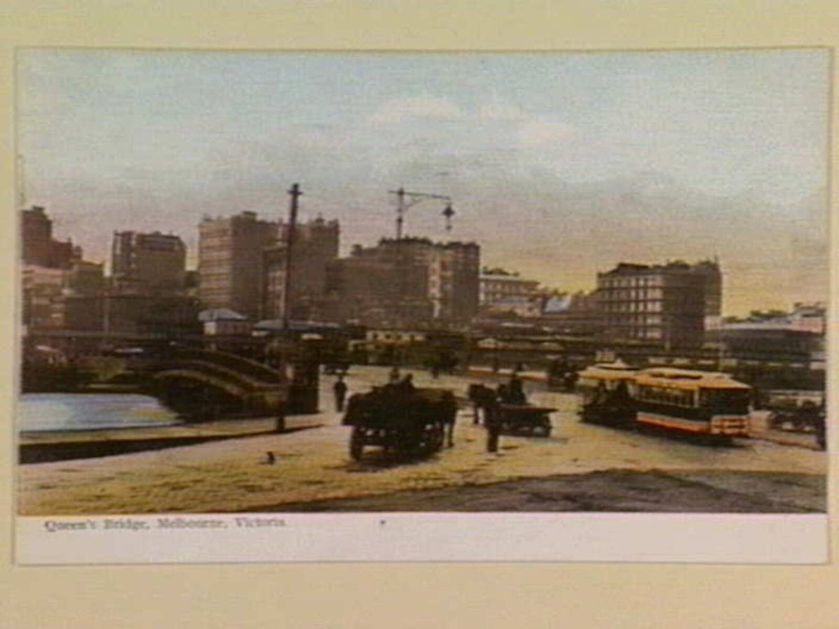 Queen's Bridge, Melbourne, Victoria, Melbourne City (1895–1915)