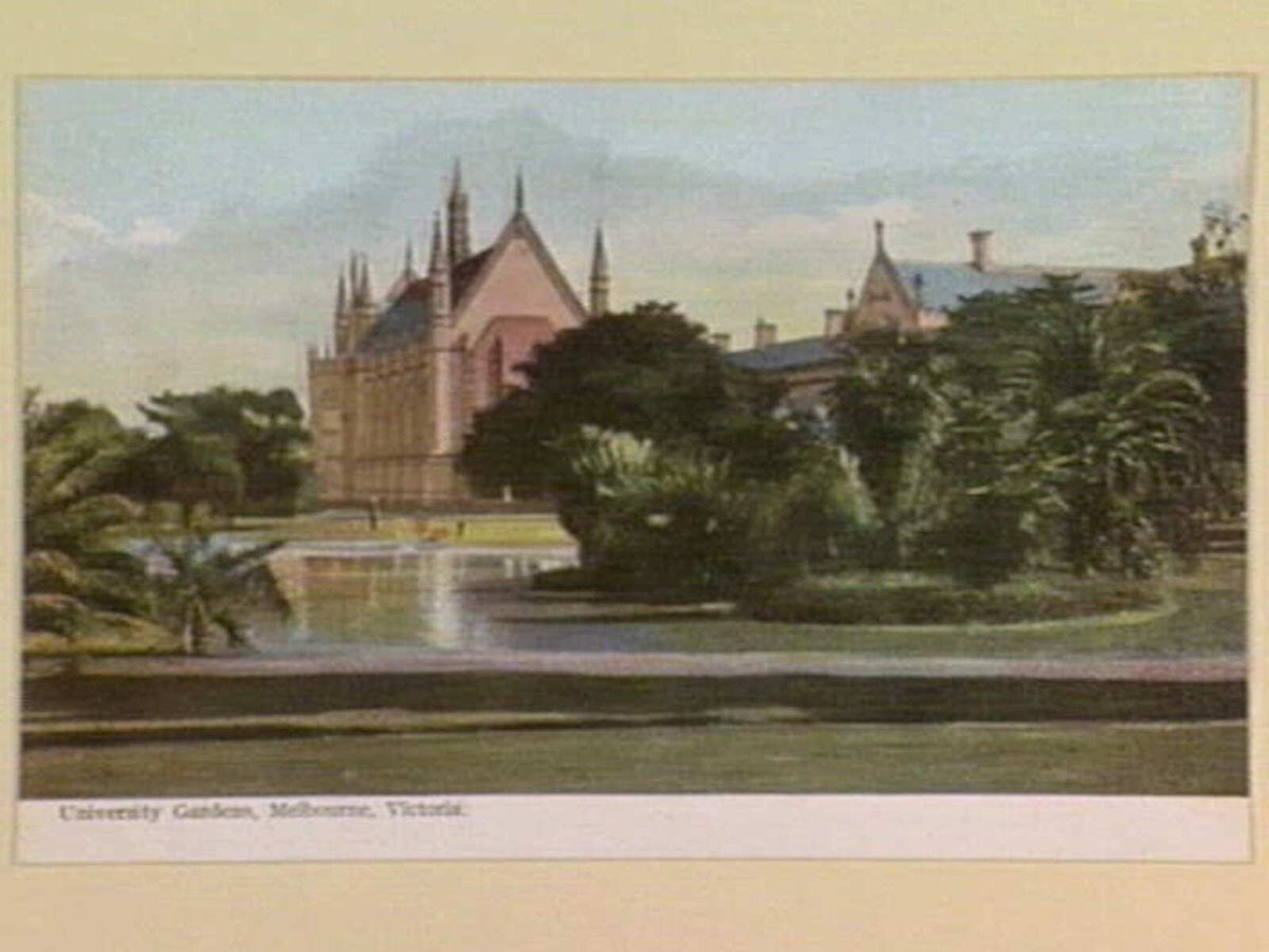 University Gardens, Melbourne, Victoria (1895–1915)