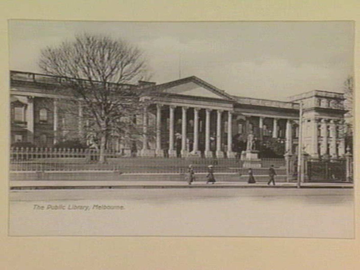 The Public Library, Melbourne, Melbourne City (1895–1915)