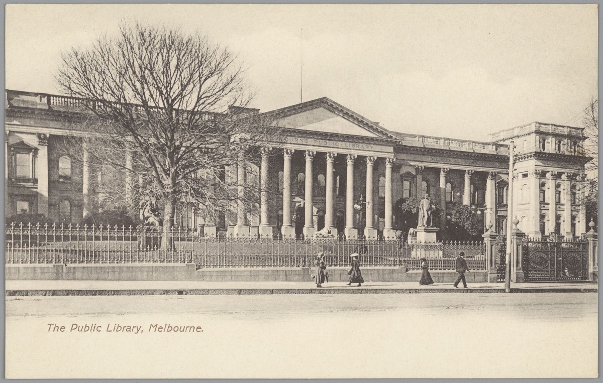 The Public Library, Melbourne, Melbourne City (1895–1915)