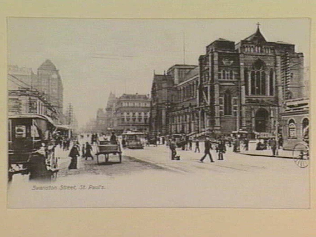 Swanston Street, St. Paul's, Melbourne City (1895–1915)