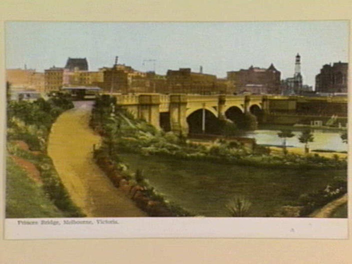 Princes Bridge, Melbourne, Victoria, Melbourne City (1895–1915)