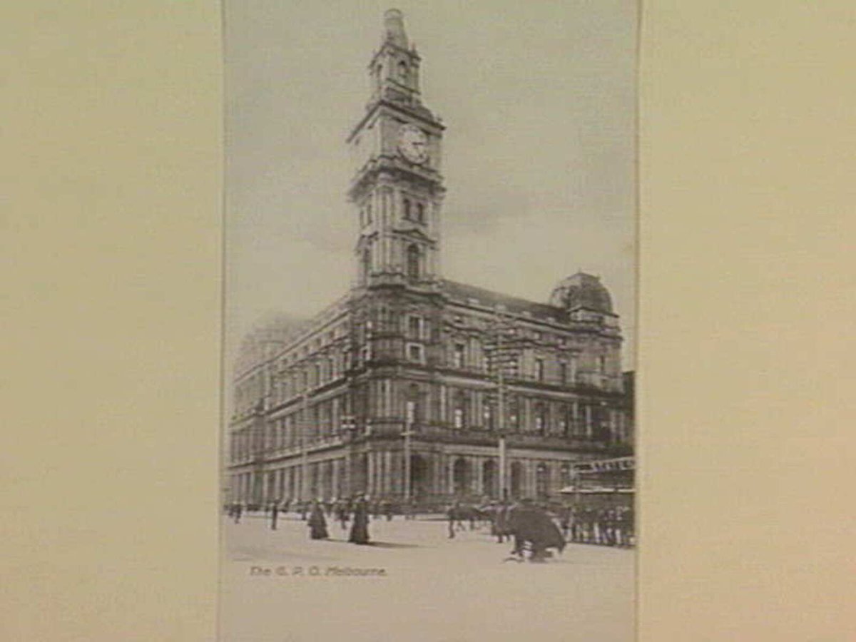 The G.P.O. Melbourne, Melbourne City (1895–1915)