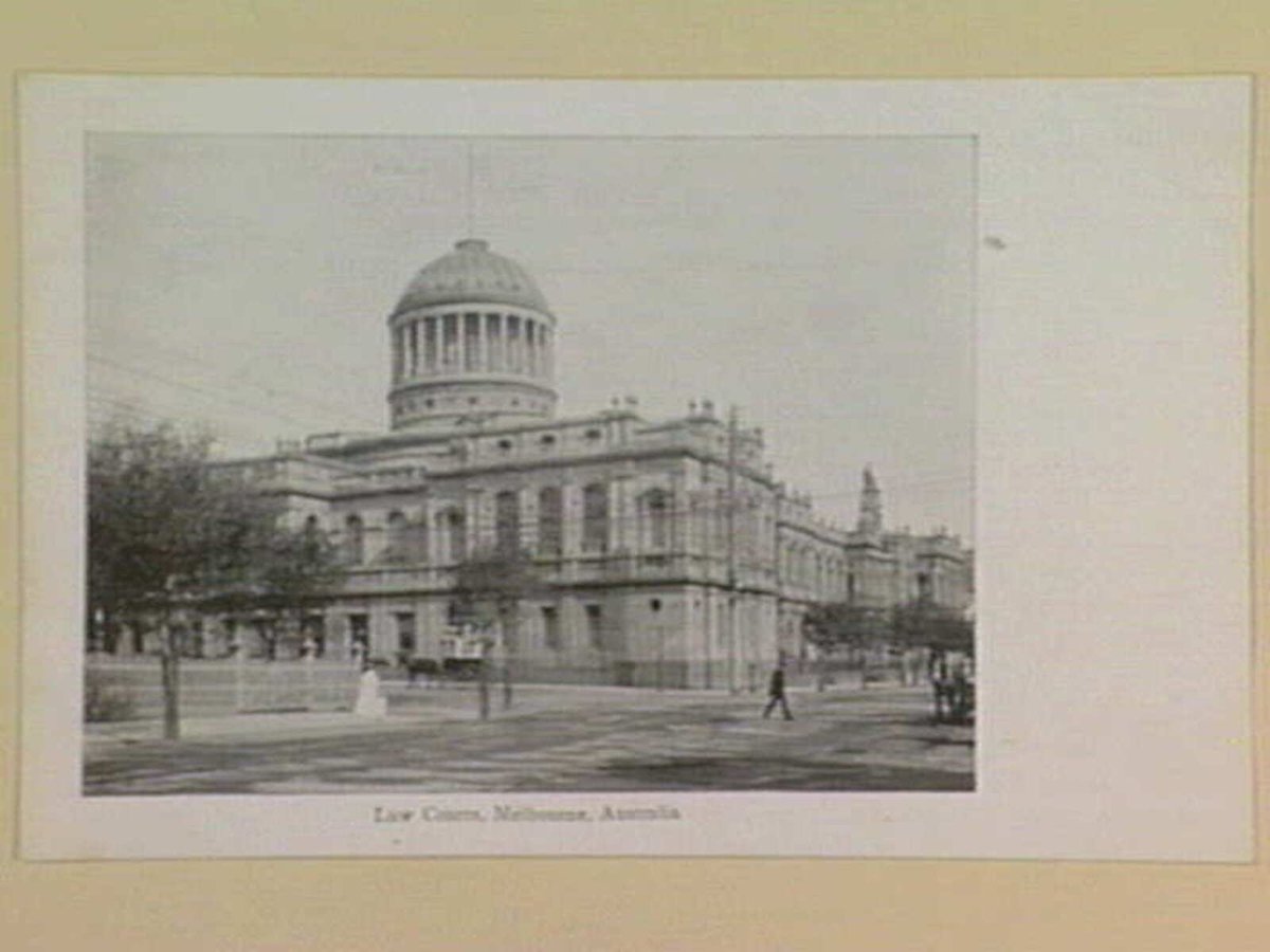 Law Courts, Melbourne, Australia, Melbourne City (1895–1915)