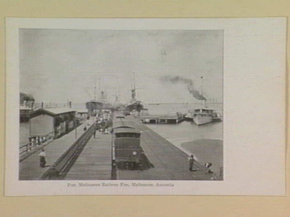 Port Melbourne Railway Pier, Melbourne, Australia (1895–1915)