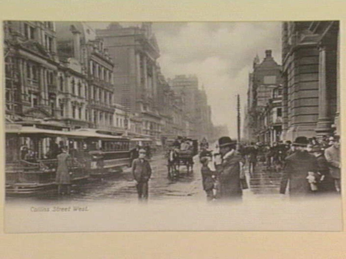 Collins Street West, Melbourne City (1895–1915)