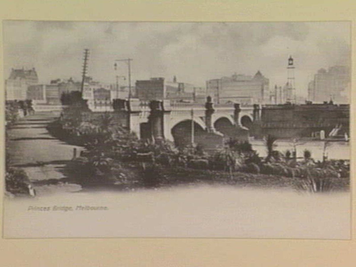 Princes Bridge, Melbourne, Melbourne City (1895–1915)