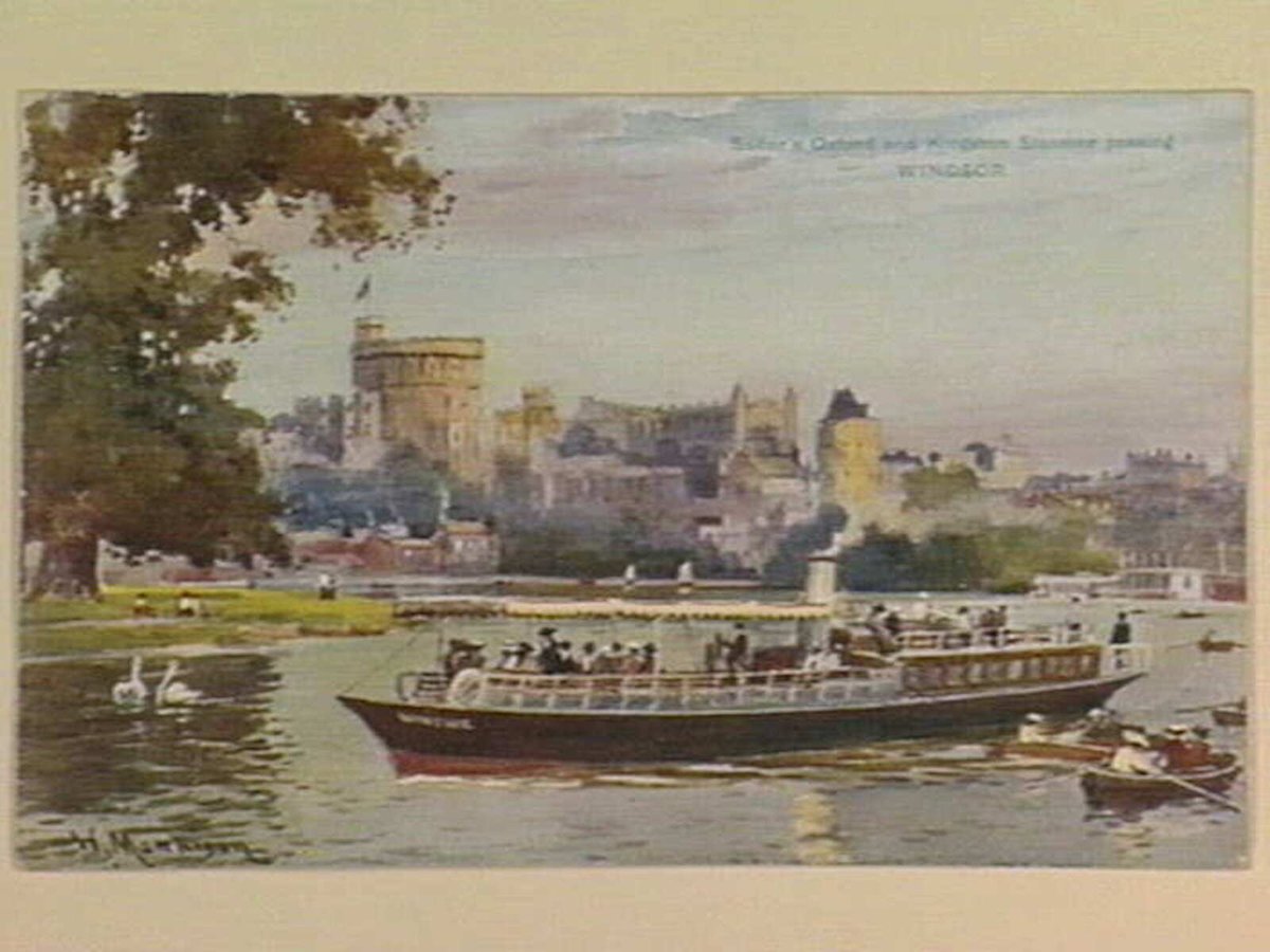 Salter's Oxford and Kingston Steamer passing WINDSOR (1904–16)