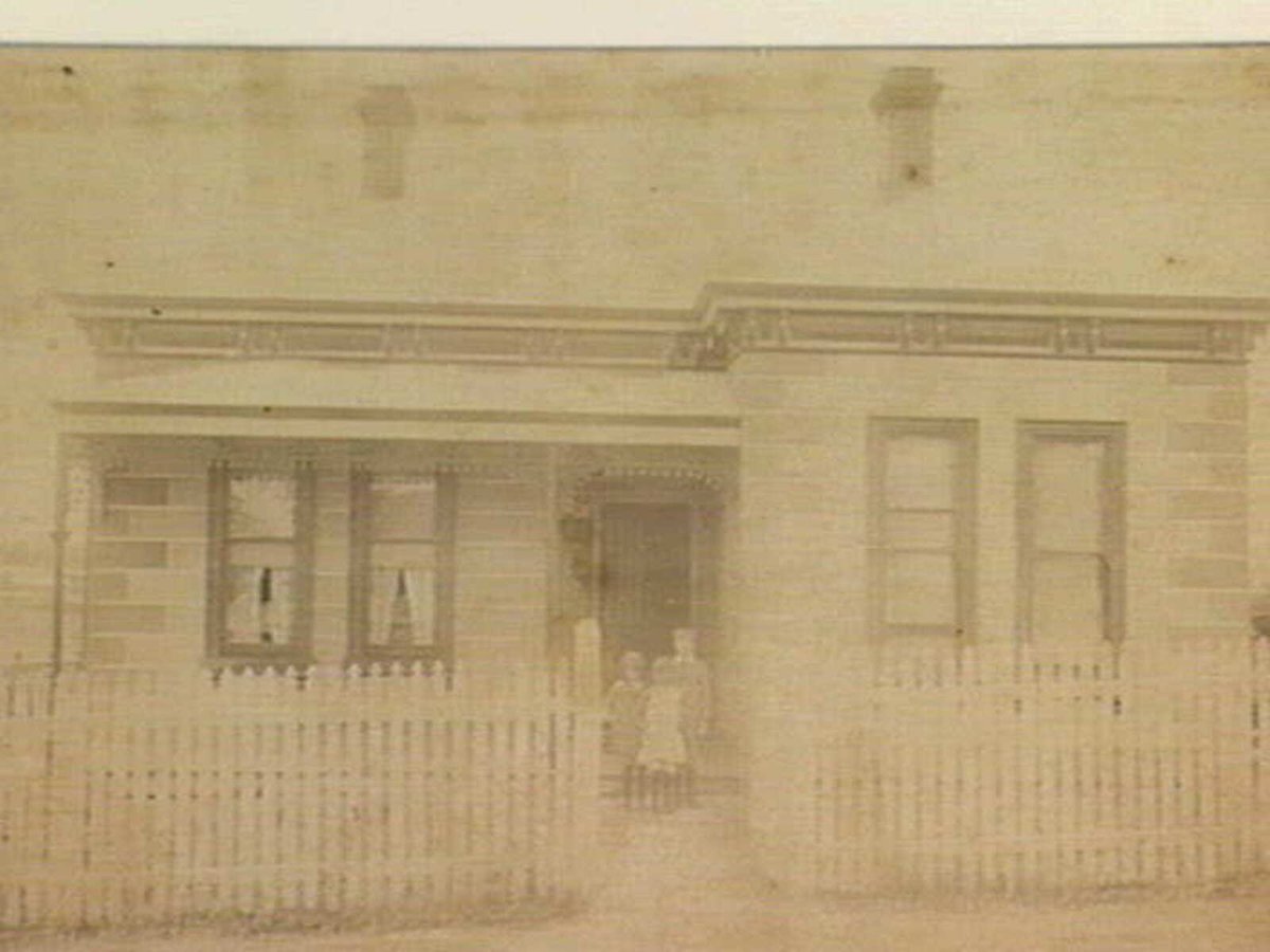 Exterior view of a residence in Box Hill (c. 1890)