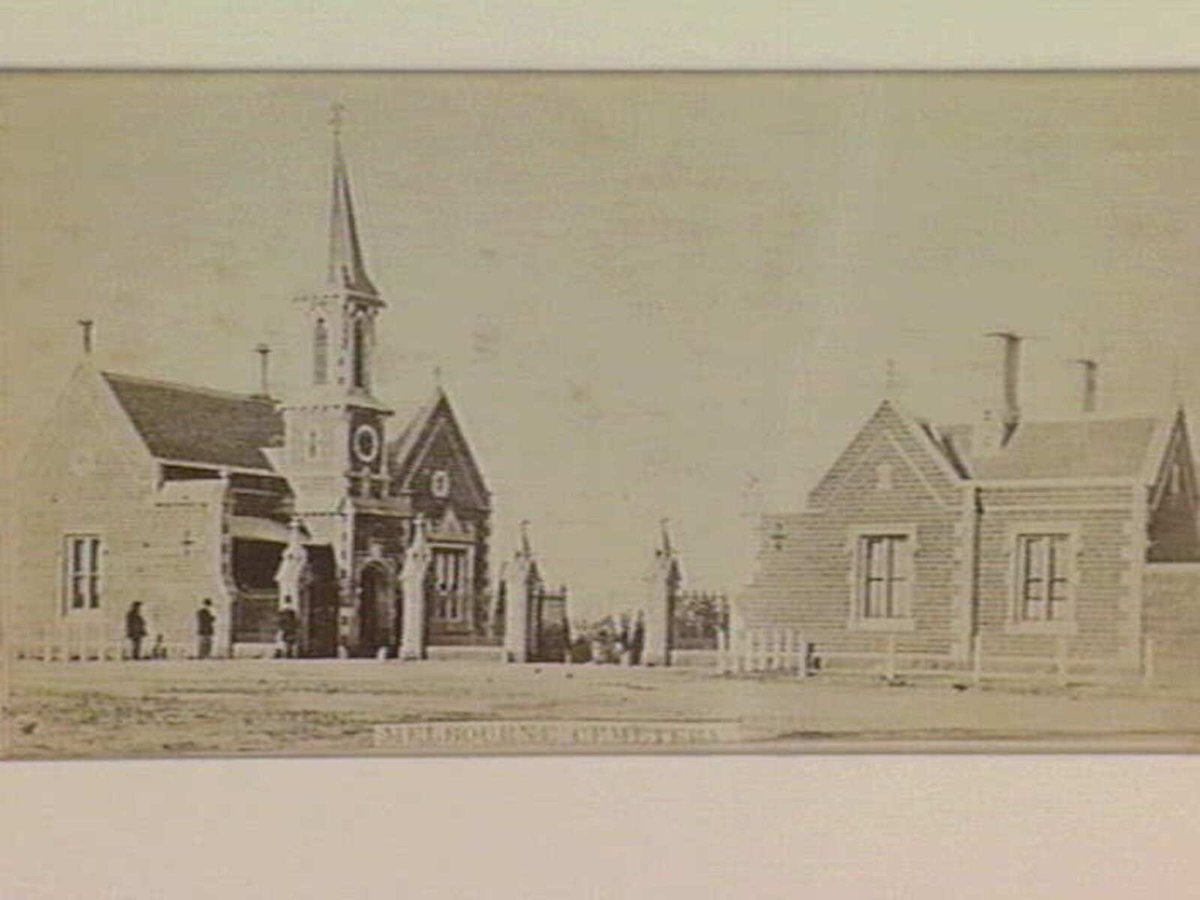 MELBOURNE CEMETERY, Carlton (1870)
