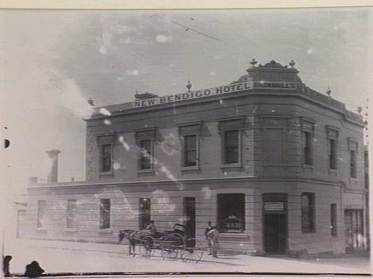 New Bendigo Hotel, Collingwood (c. 1890)