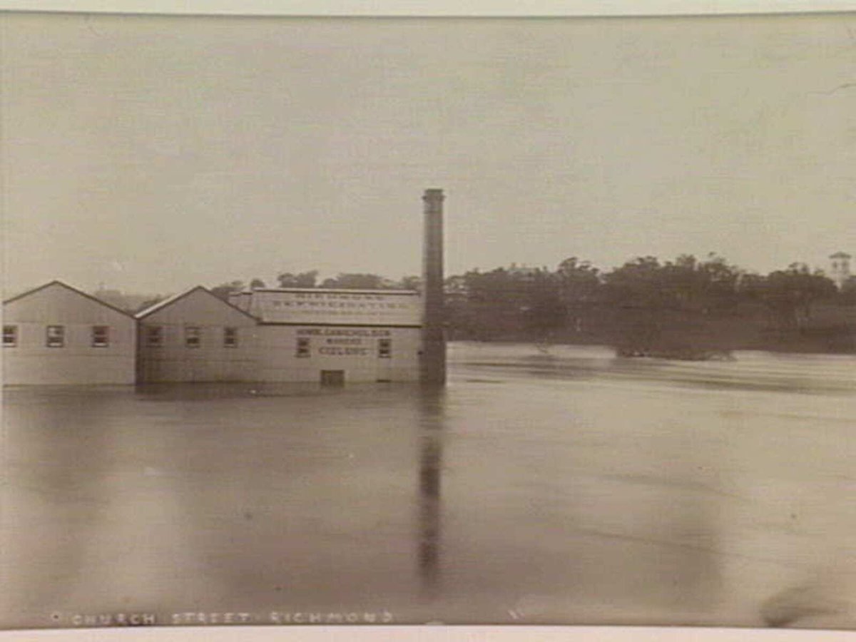 Church Street, Richmond [during a flood] (1891?)