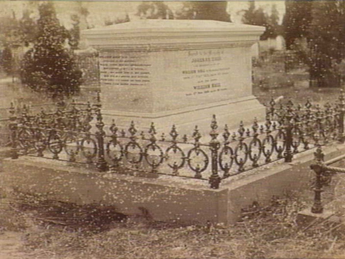 Tomb of William Hall Senior, Williamstown (1860–1900)