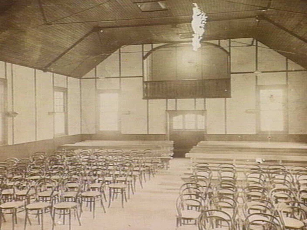 Interior of a hall, Malvern (1900–20)