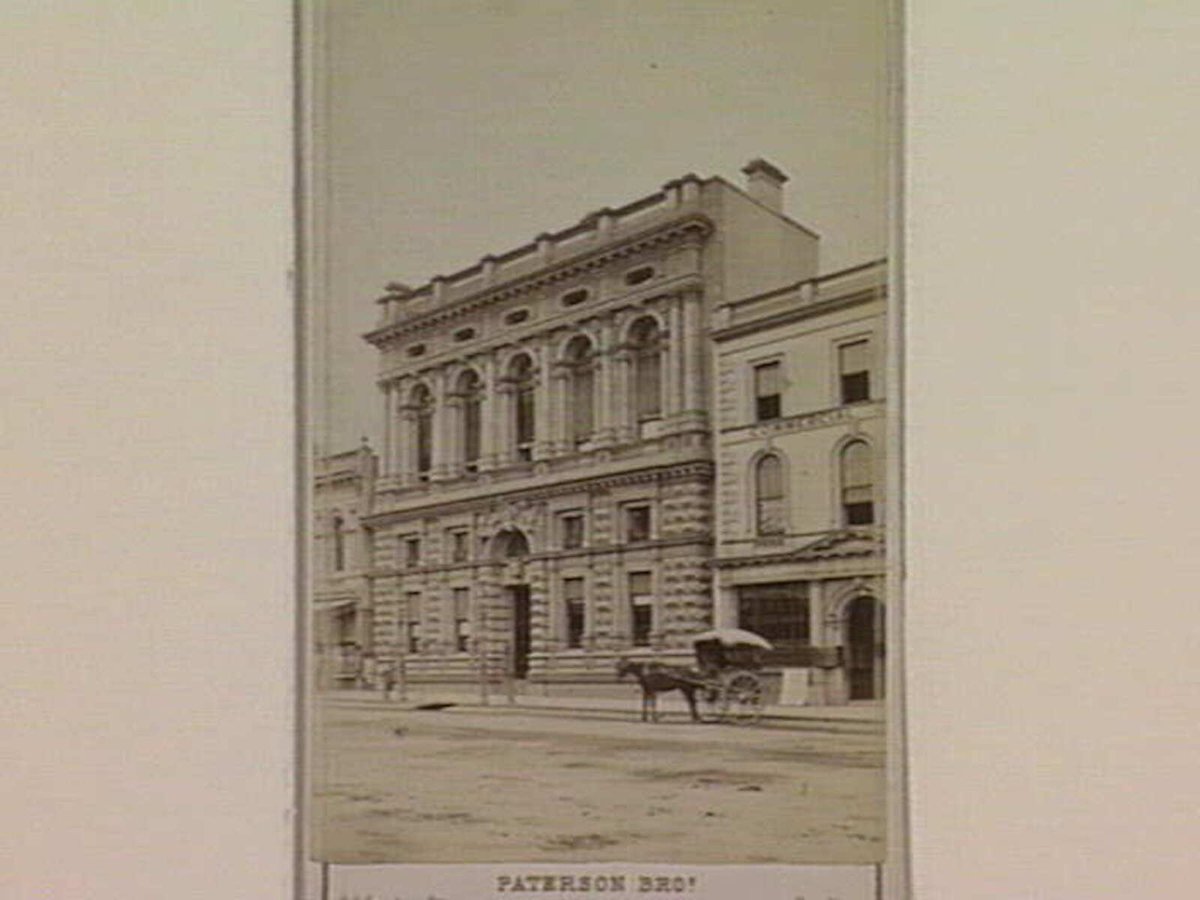 Bank of Victoria, Collins St., Melbourne, Melbourne City (c. 1870)