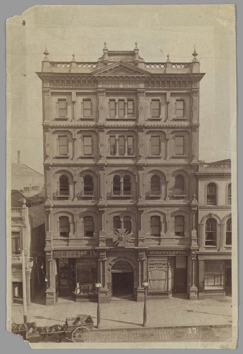 Melbourne Coffee Palace, 89 Bourke Street, Melbourne, Melbourne City (1882–89)
