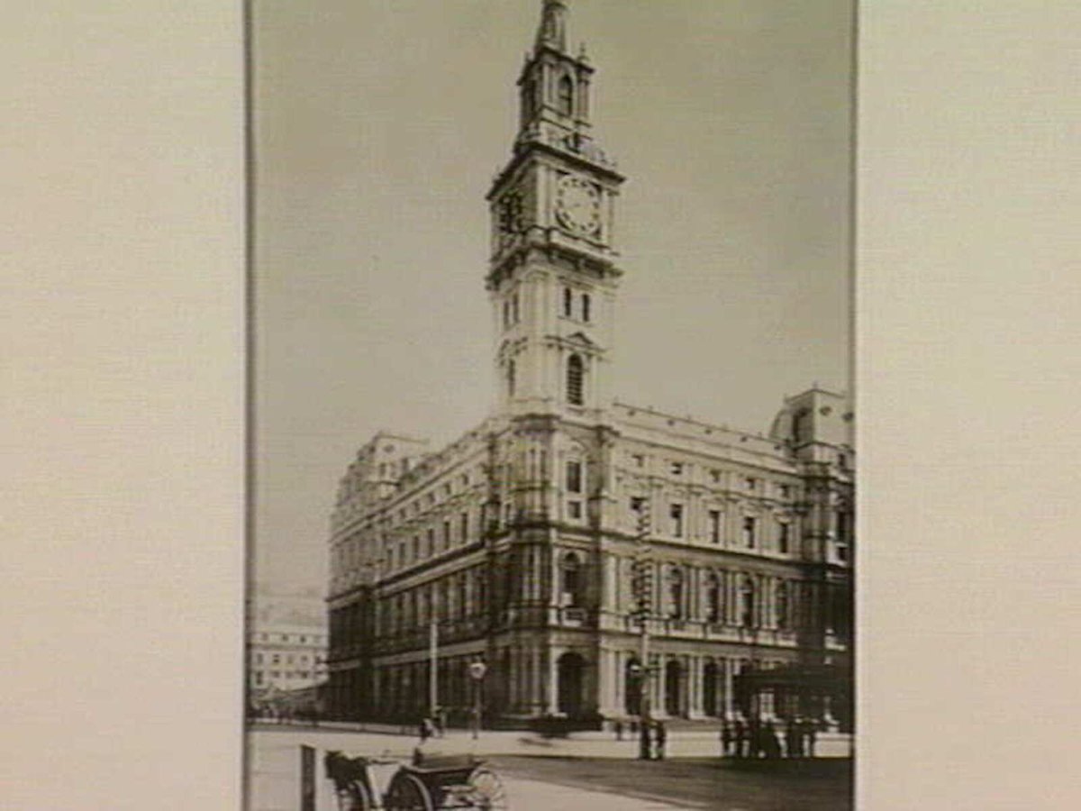 Melbourne General Post Office, Melbourne City (c. 1887)