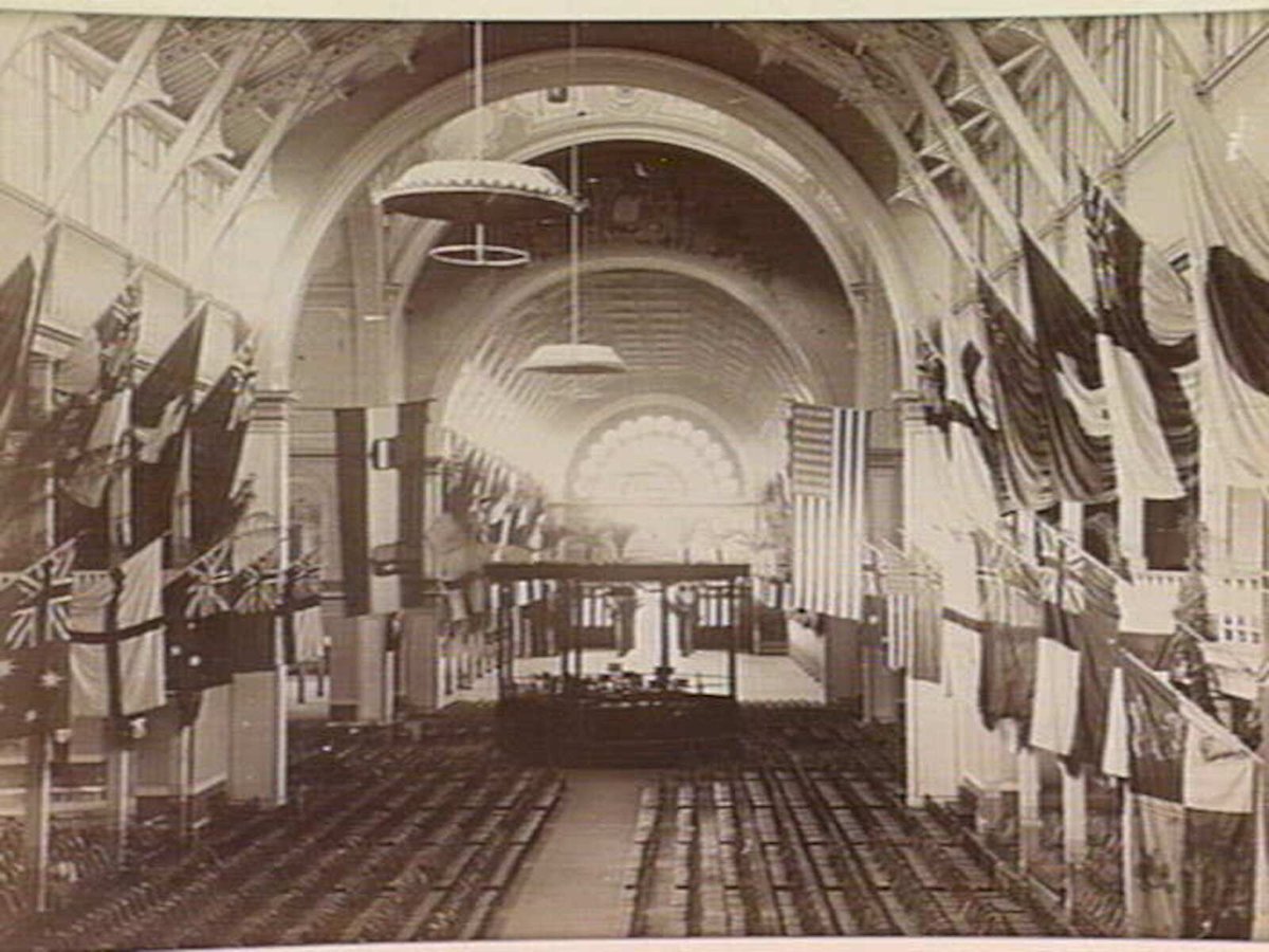 Interior view of the Exhibition Building, Carlton (c. 1880)