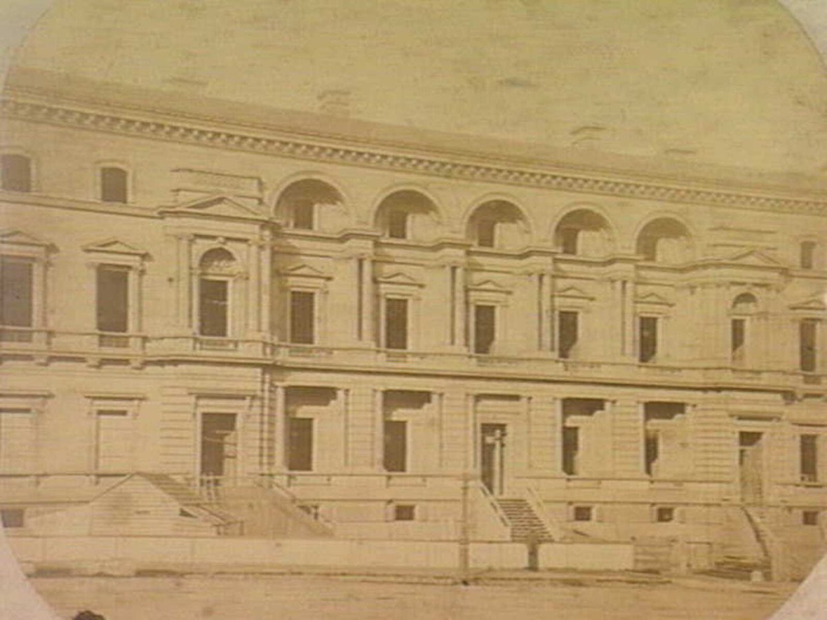 Treasury building, East Melbourne, Melbourne City (c. 1861)