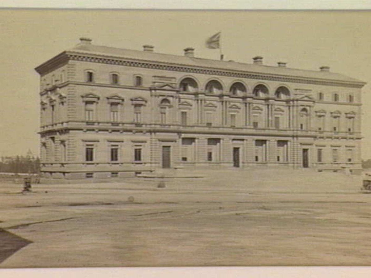 Treasury building, East Melbourne, Melbourne City (c. 1868)