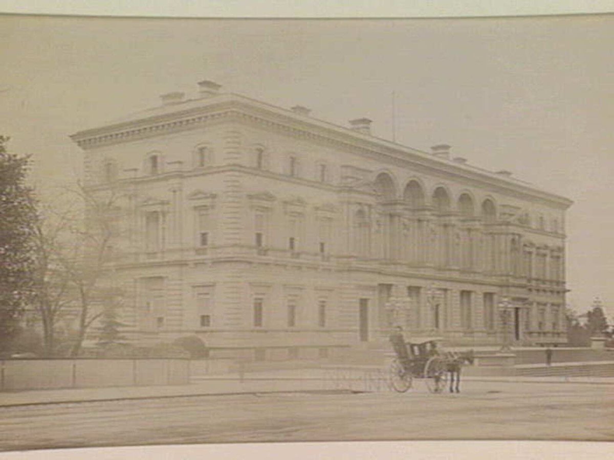 Treasury building, Spring Street, East Melbourne, Melbourne City (c. 1880)