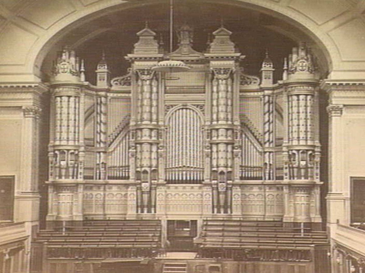 Town Hall Organ, Melbourne, Melbourne City (c. 1885)