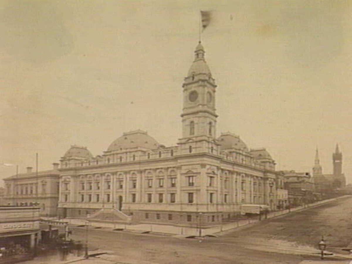 Town Hall, Melbourne (c. 1874)