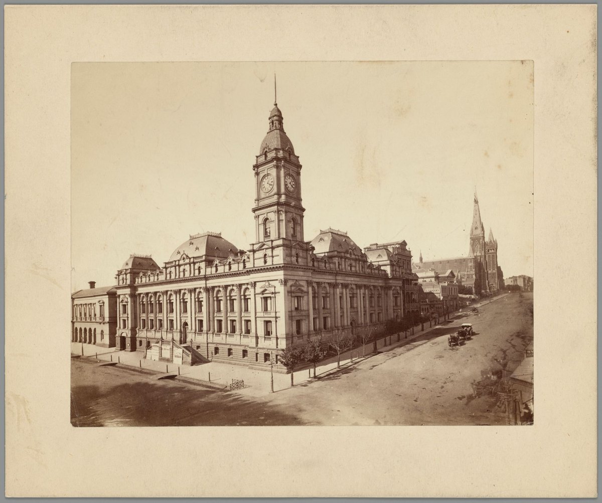 Town Hall, Melbourne (c. 1880)