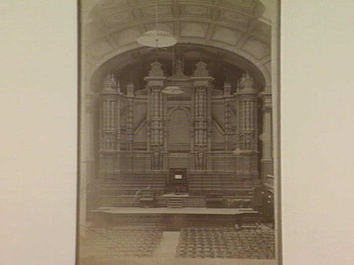 Town Hall Organ, Melbourne, Melbourne City (1865–95)