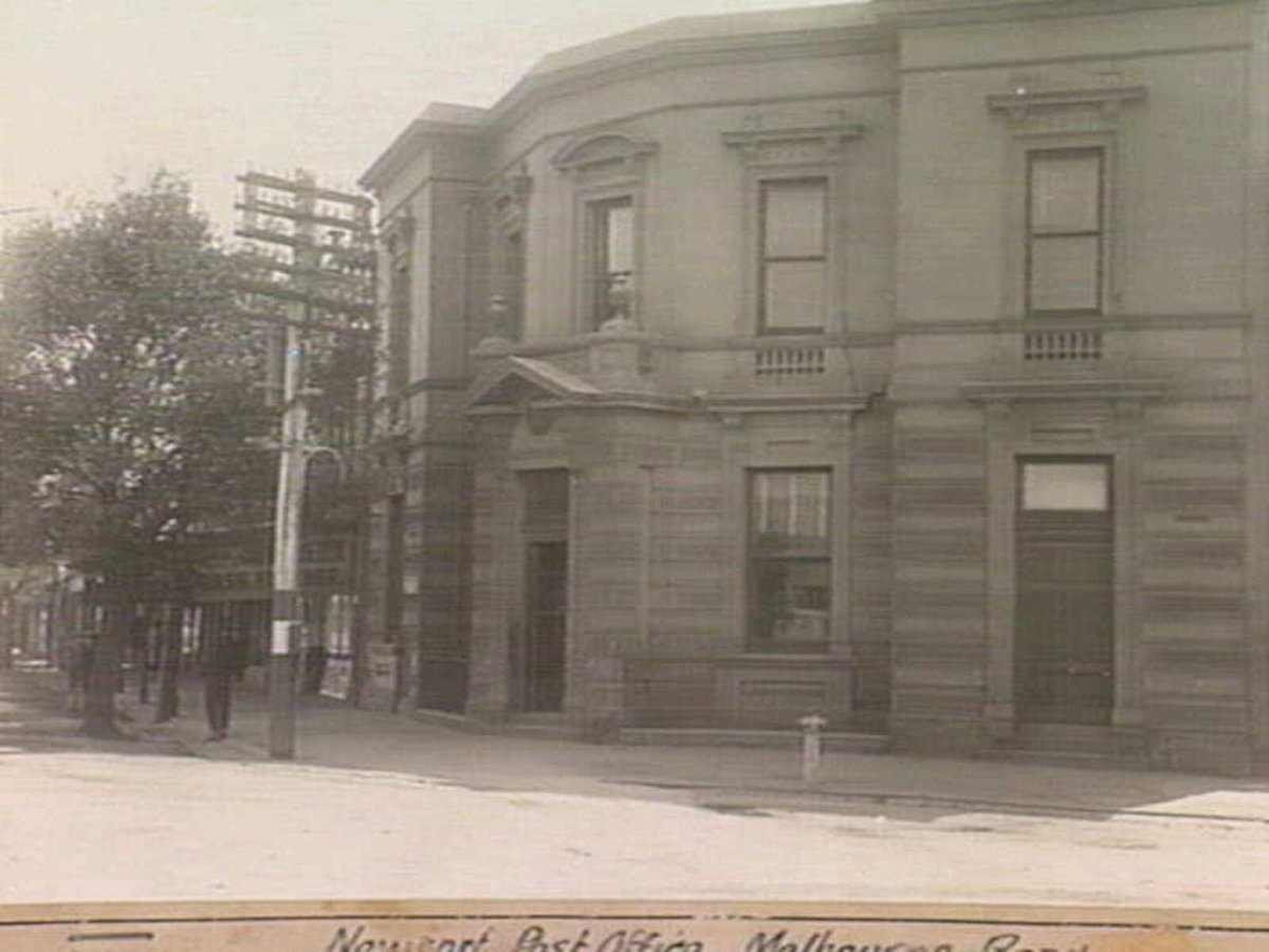 Newport Post Office. Melbourne Road (1920s)