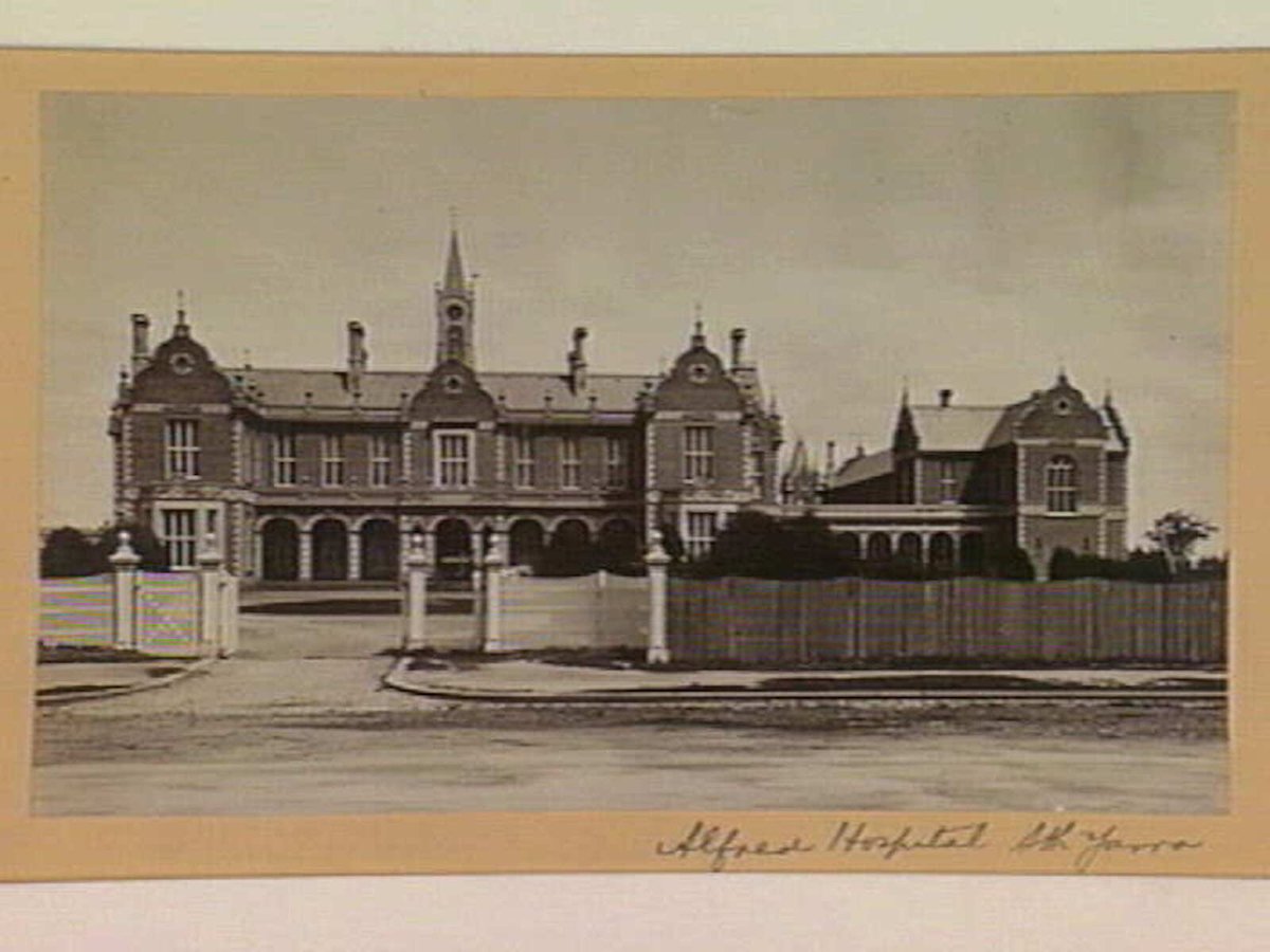 Alfred Hospital, Prahran (c. 1880)