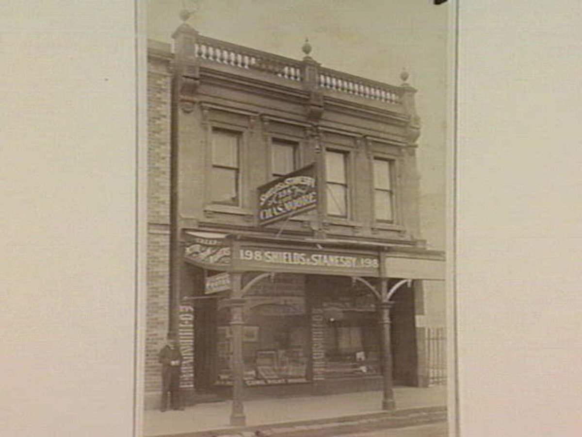 Sheilds & Stanesby, Picture Frame Makers, 198 Chapel Street, Prahran (1887–90)