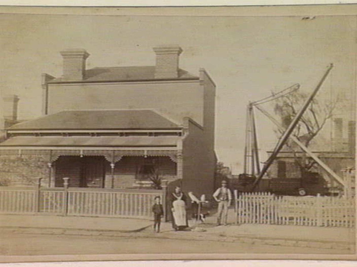 Sheldon Stone Yard and residence, Hoddle Street Richmond (1865–95)