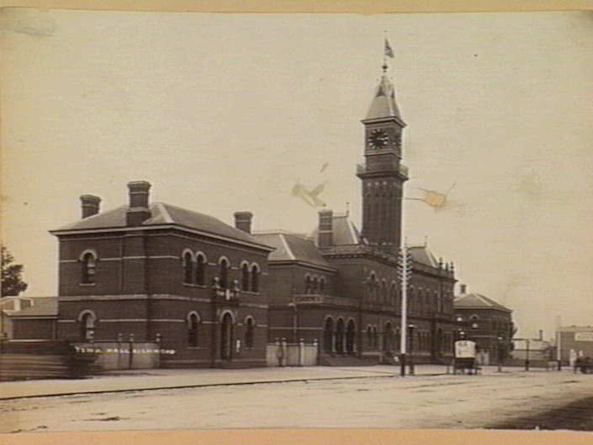 Town Hall, Richmond (1865–95)