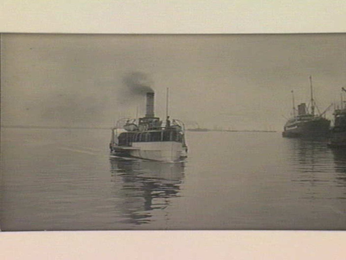 [Paddle steamer, 'Gem', at Williamstown] (1937)