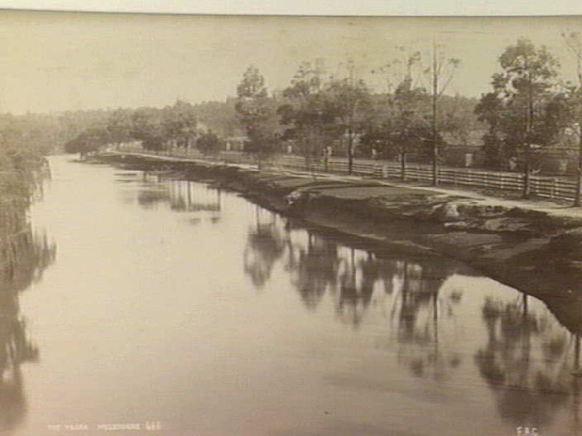 The Yarra, Melbourne, Yarra River (1865–95)