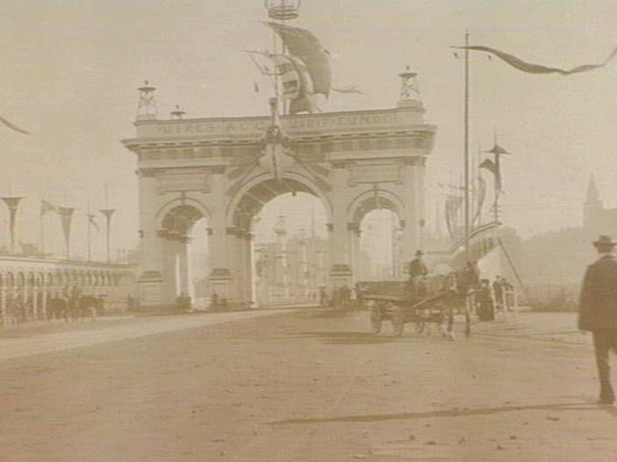 Princes Bridge Arch 1901, Melbourne City
